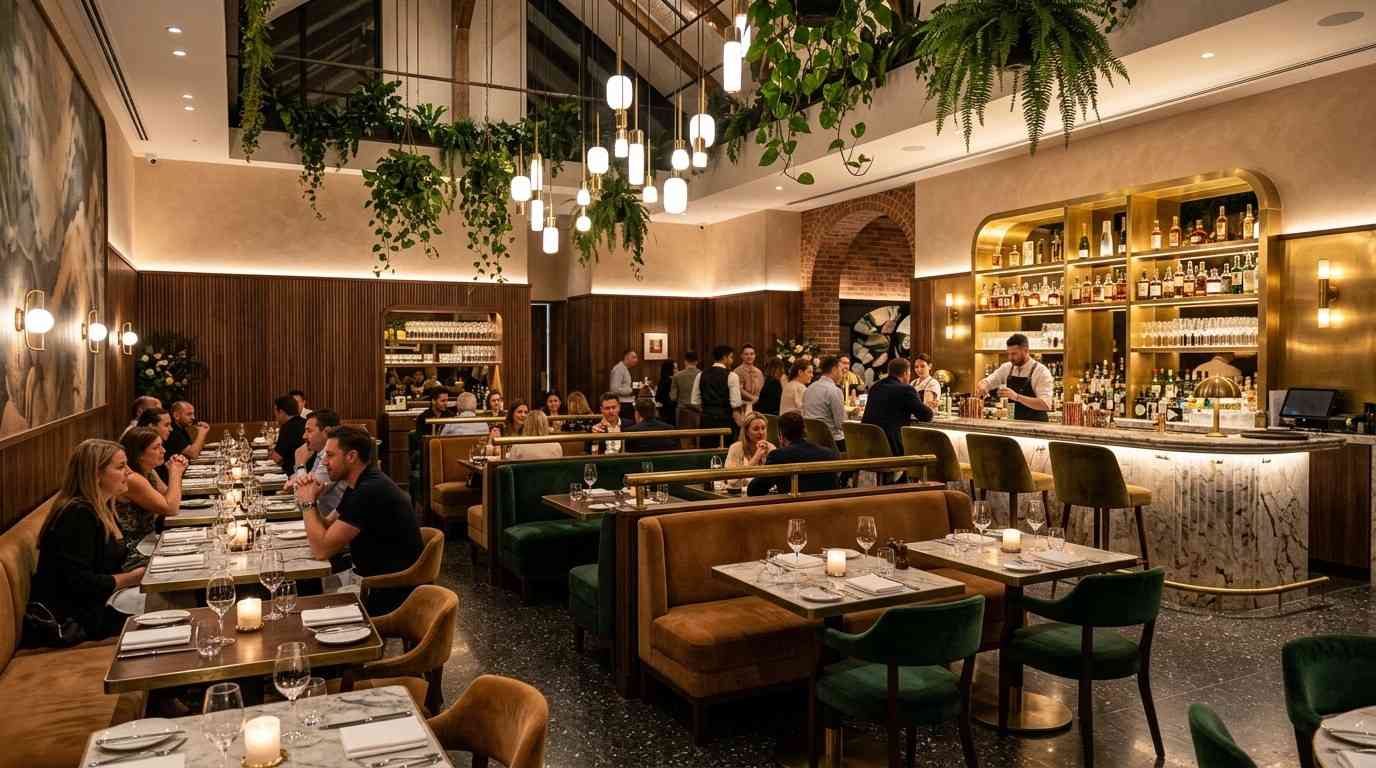 Modern and Industrial Restaurant Design Styles